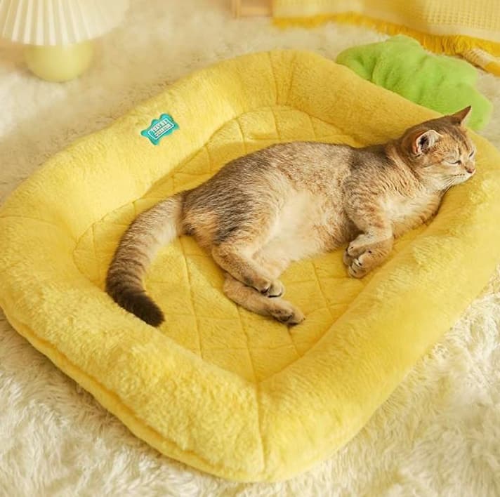 猫ベッド もこもこぬくぬく猫ちゃんベッド