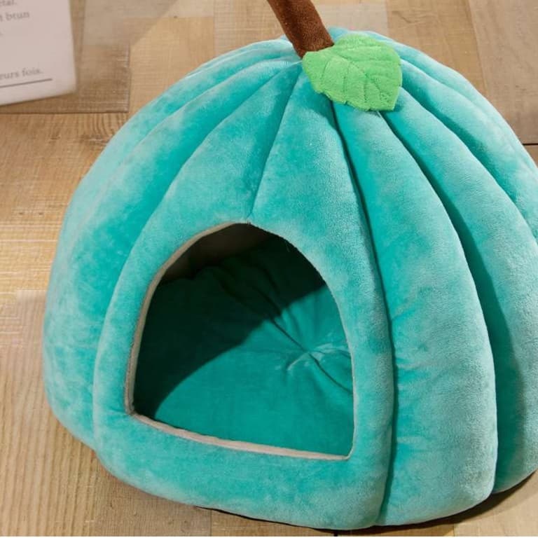 猫ベッド もこもこかぼちゃハウス