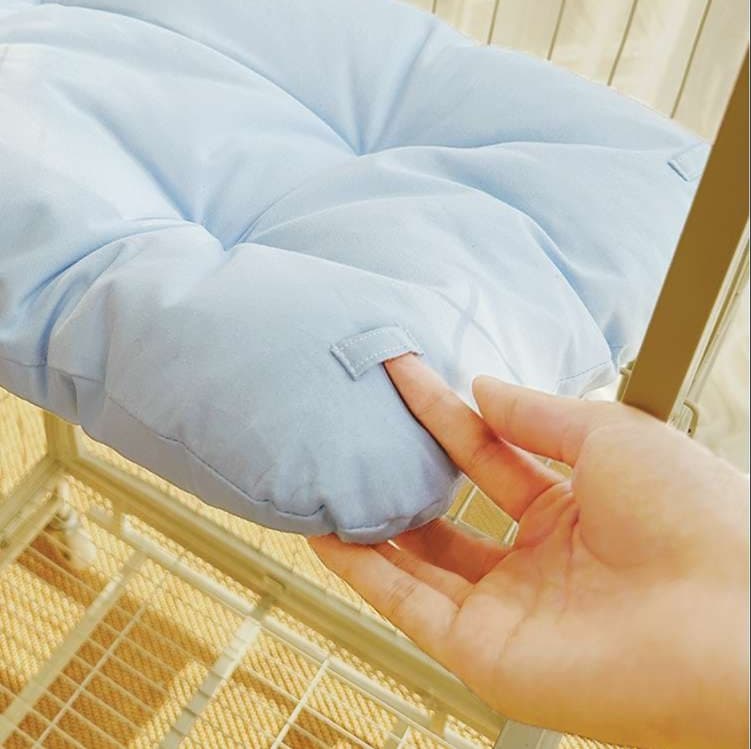 猫ベッド ふわもこクッション型ペットベッド