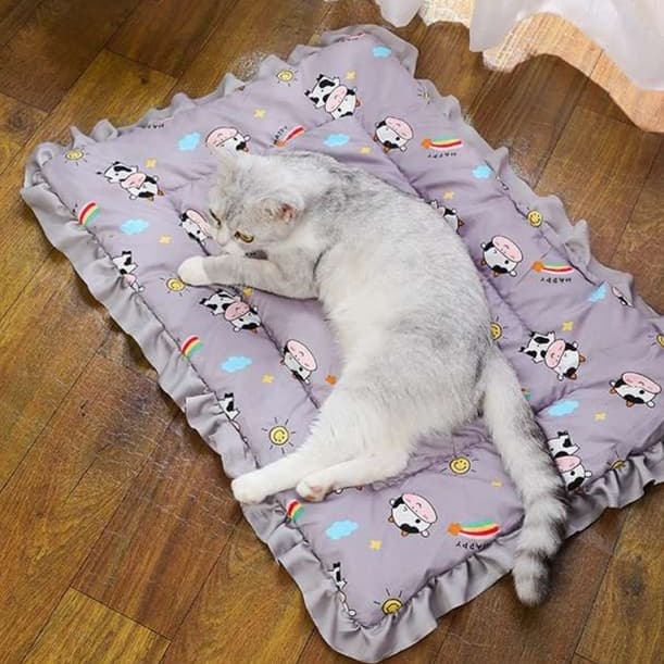 猫ベッド ふわもこ贅沢ペット用ラウンジマット