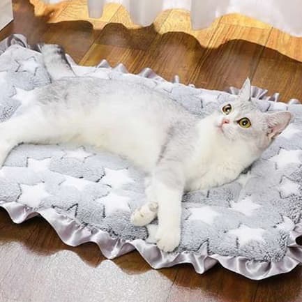 猫ベッド ふわもこ贅沢ペット用ラウンジマット