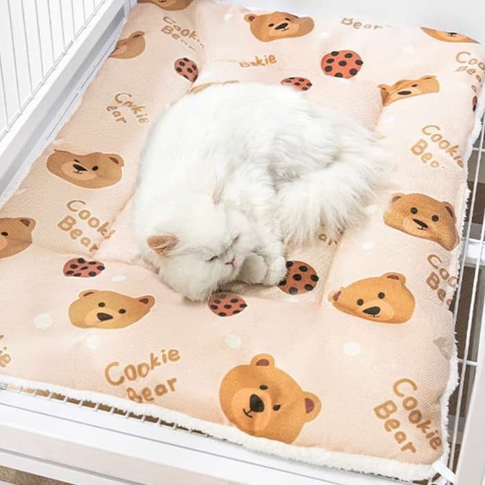 猫ベッド オールシーズン快適ふわもこペット用マット