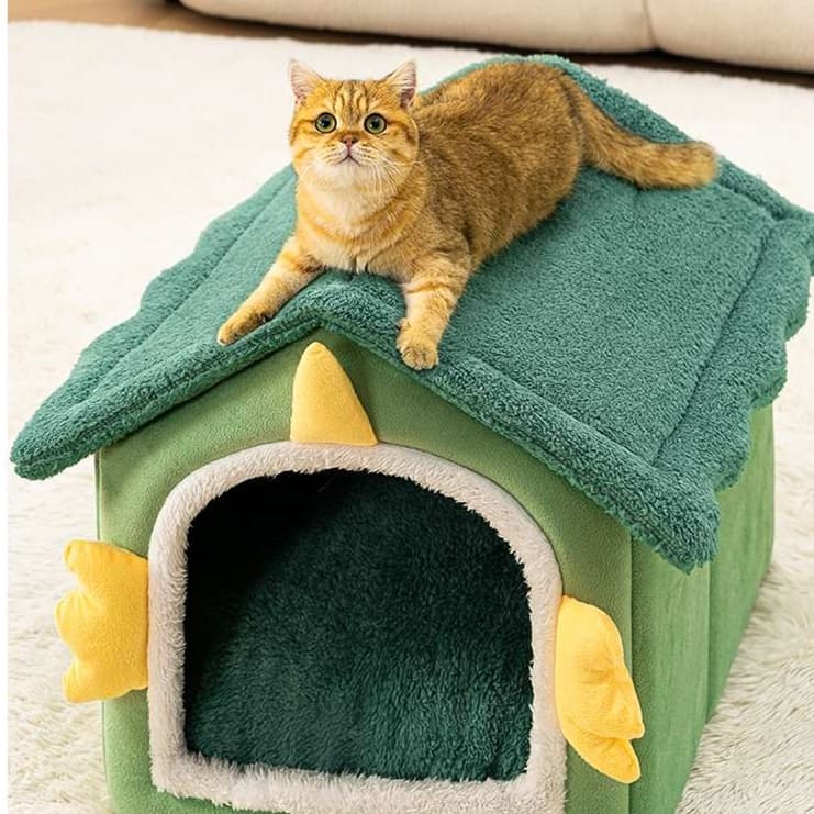 猫ベッド もぐりん恐竜ハウス 猫ちゃんの冬眠寝床