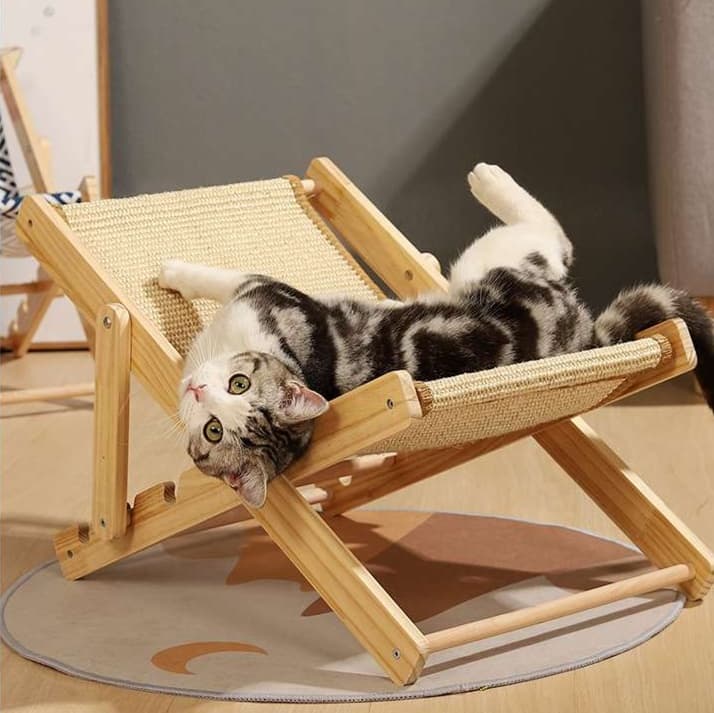 猫ベッド 猫専用 折りたたみ式リラックスチェア