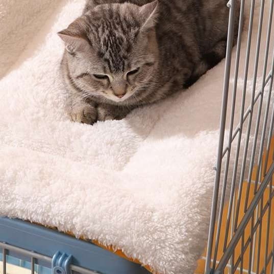 猫ベッド もこもこあったか猫用ベッドマット