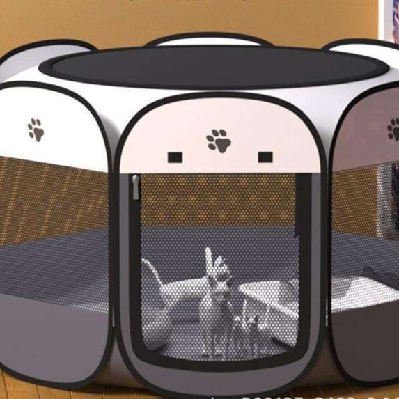 猫ベッド 全景透視型ペット遊戯スペース