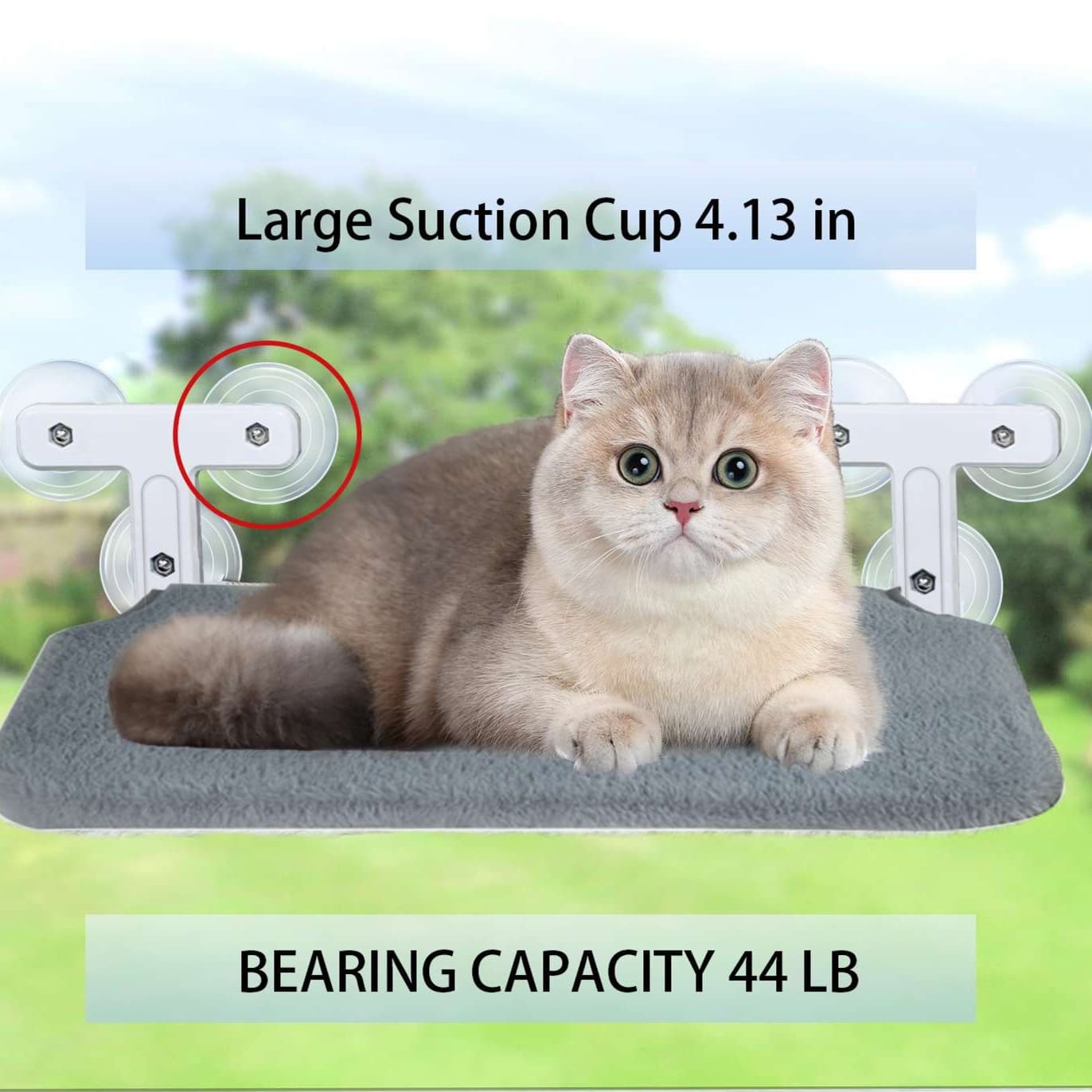 猫ベッド 吸盤取付け窓際キャットベッド
