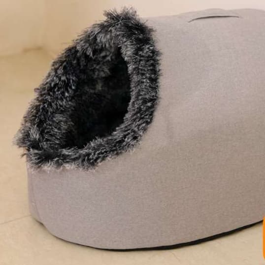猫ベッド もこもこキャットドーム