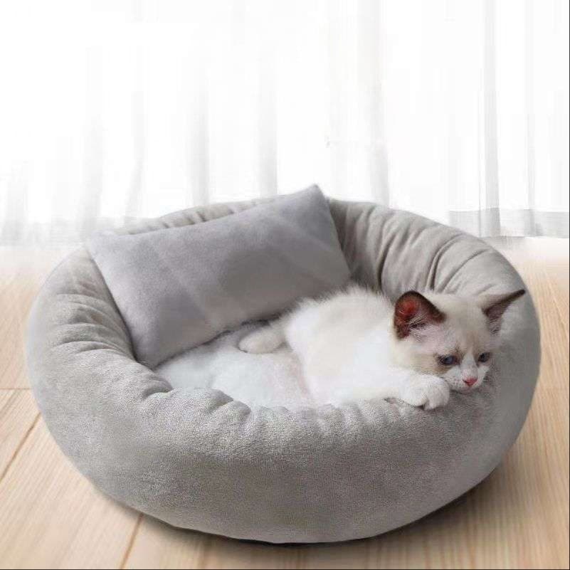 猫ベッド ふわもこ猫ちゃんの極楽ベッド