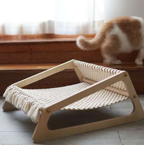 猫ベッド 爽涼ネコベッド 夏のリラックスハンモック