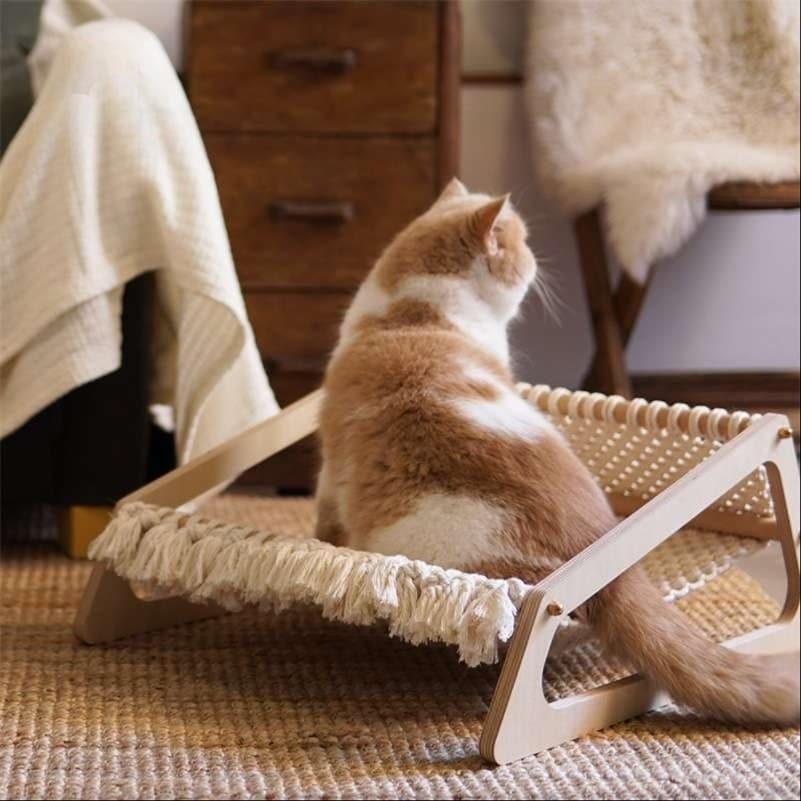 猫ベッド 爽涼ネコベッド 夏のリラックスハンモック