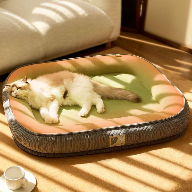 もこもこ猫ベッド ぬくぬくプラス