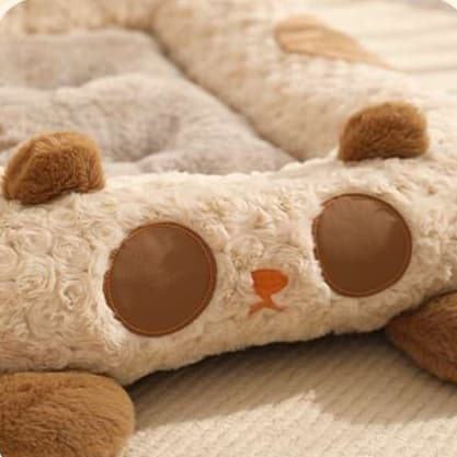 猫ベッド もこもこパンダ型ペットベッド