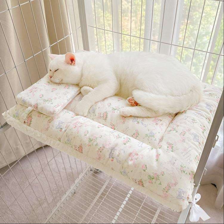 猫ベッド ふわもこ夢見る猫ちゃんのお昼寝ベッド