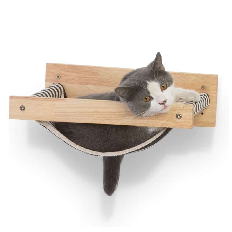 猫ベッド 涼やか木製ペットハンモック