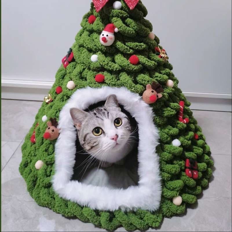 猫ベッド あったかテント型ペットハウス