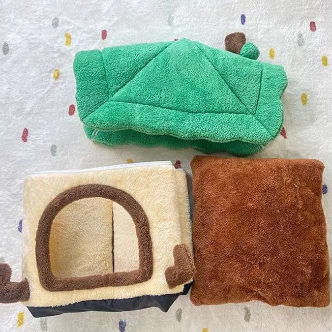 猫ベッド ふわもこ温泉猫ハウス 恒温加熱機能付き