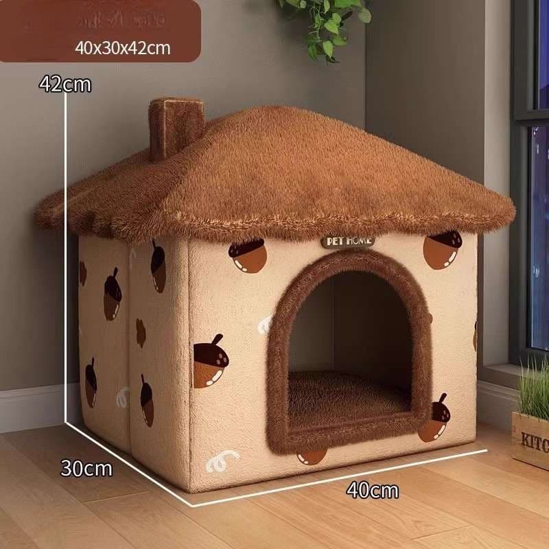 猫ベッド ふわもこ温泉猫ハウス 恒温加熱機能付き