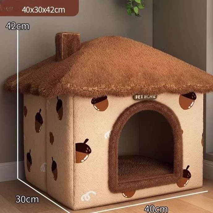 猫ベッド ふわもこ温泉猫ハウス 恒温加熱機能付き