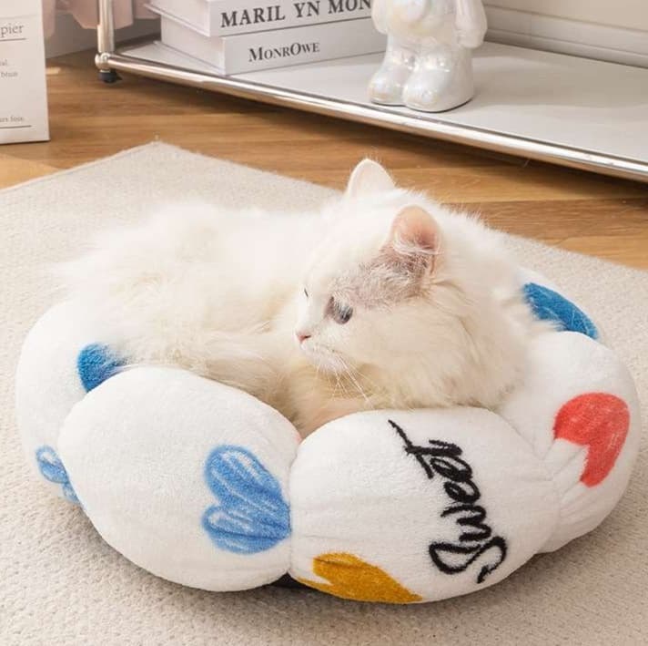 猫ベッド もこもこ猫ちゃんベッド