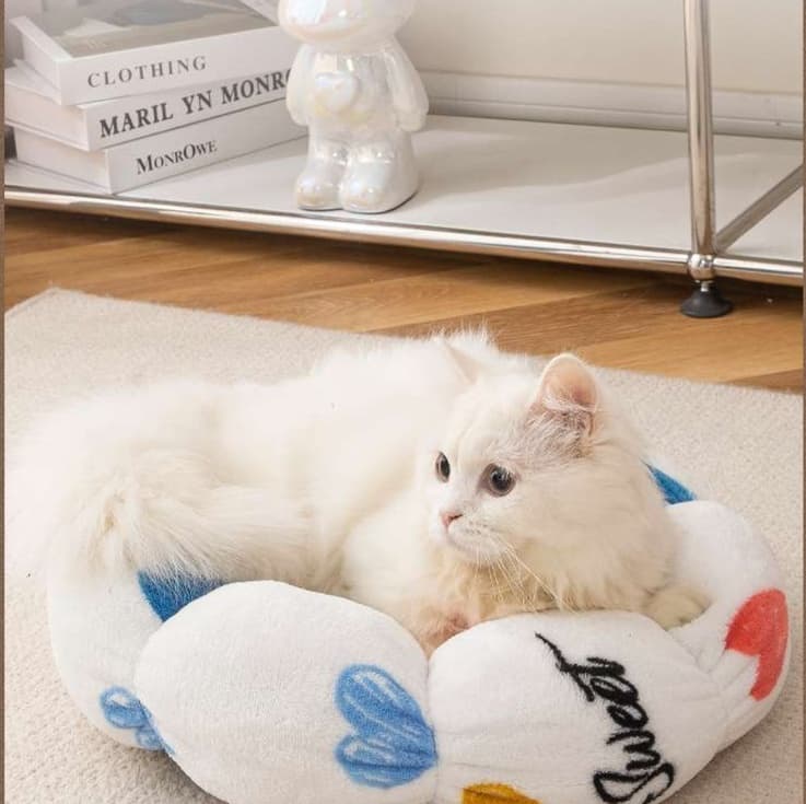 猫ベッド もこもこ猫ちゃんベッド