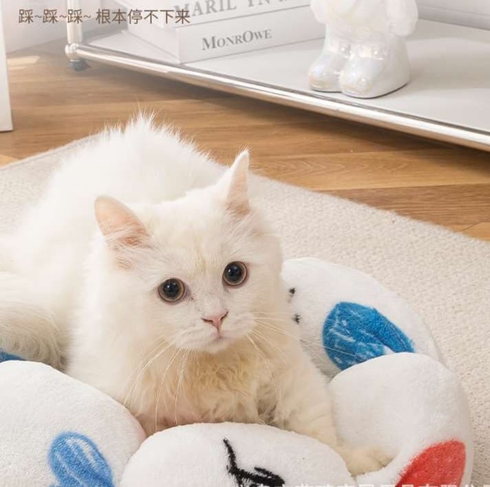 猫ベッド もこもこ猫ちゃんベッド