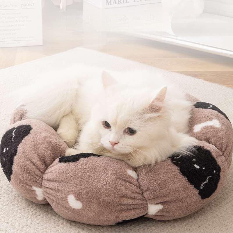 猫ベッド もこもこ猫ちゃんベッド