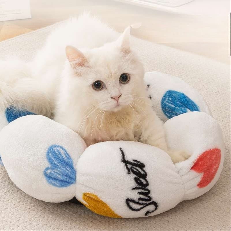 猫ベッド もこもこ猫ちゃんベッド