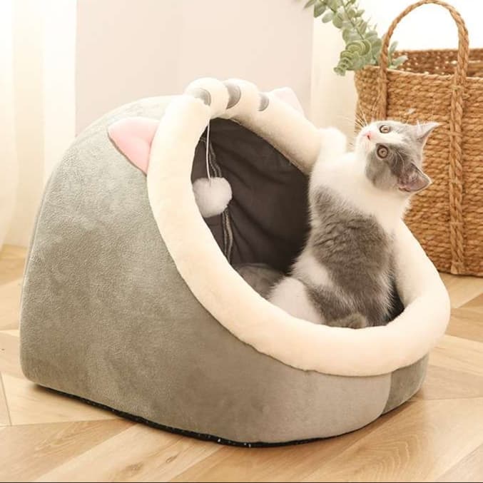 もこもこユニコーン猫ベッド