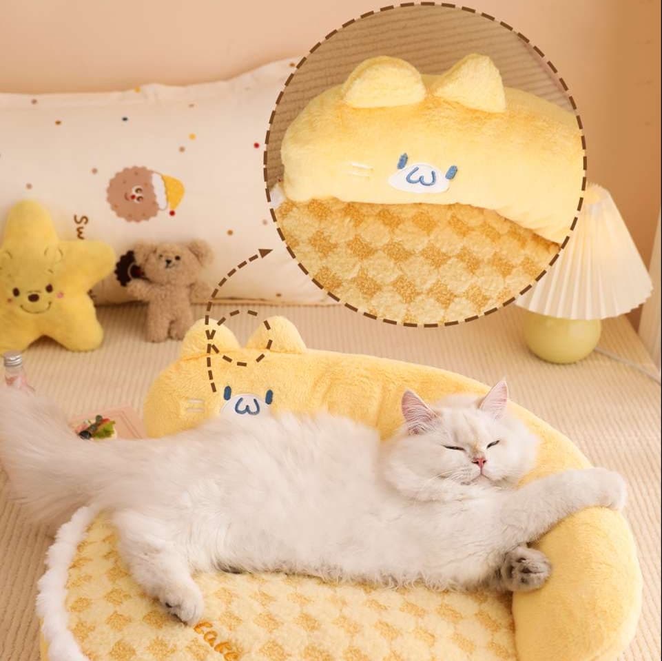 猫ベッド もふもふ猫ちゃんの甘い夢ベッド