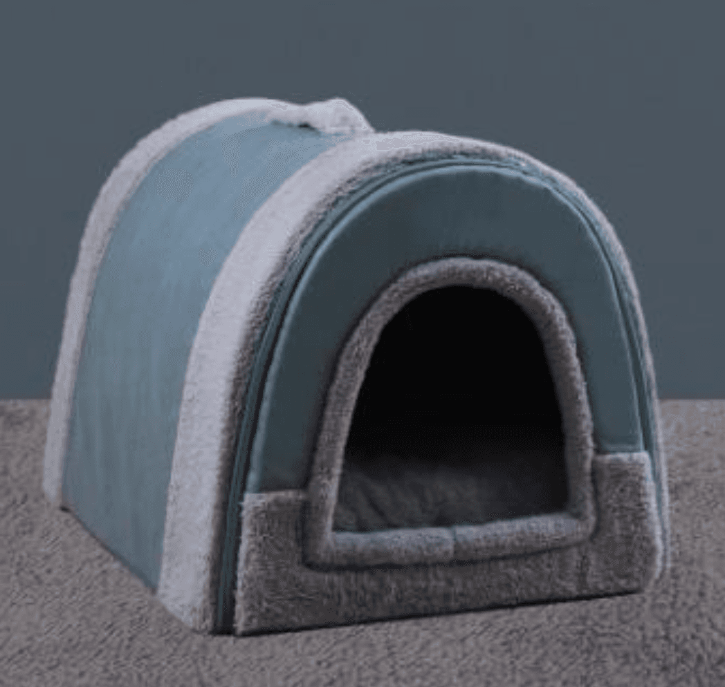 もこもこドーム型猫ベッド