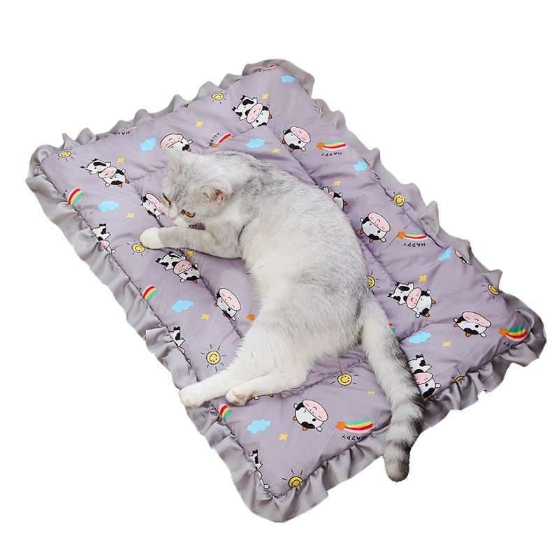 猫ベッド ふわもこ贅沢ペット用ラウンジマット