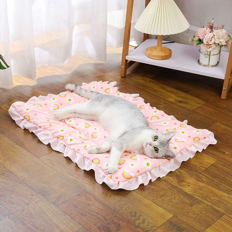 猫ベッド ふわもこ贅沢ペット用ラウンジマット