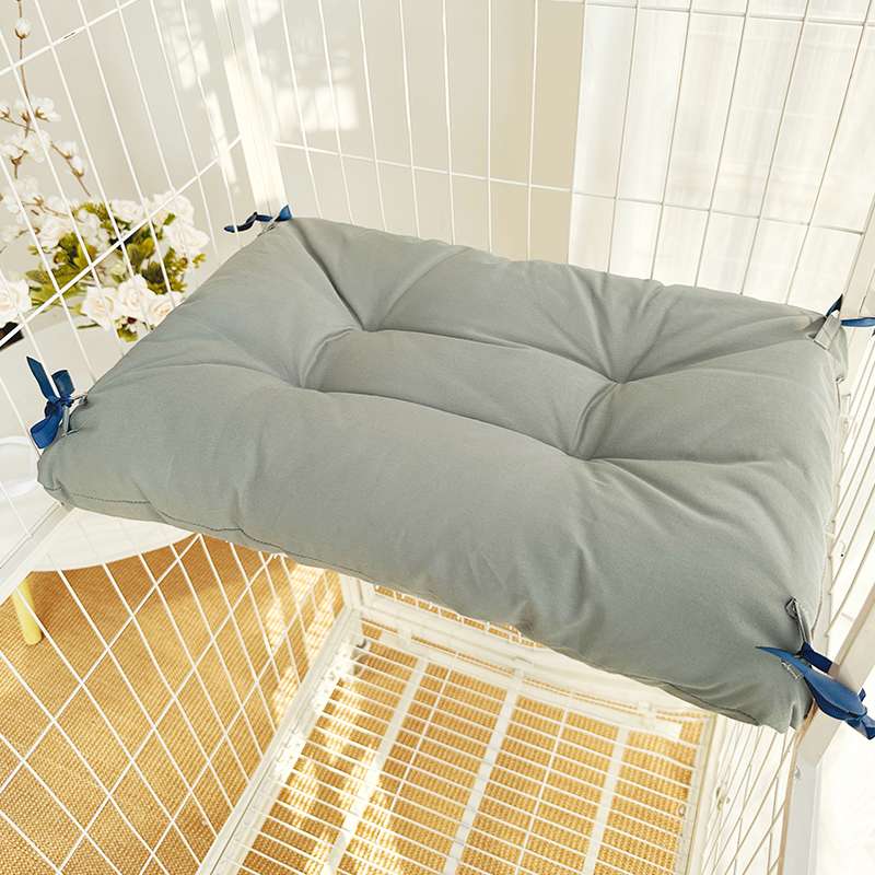 猫ベッド ふわもこクッション型ペットベッド