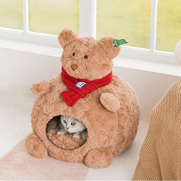 猫ベッド くまさんの抱っこベッド