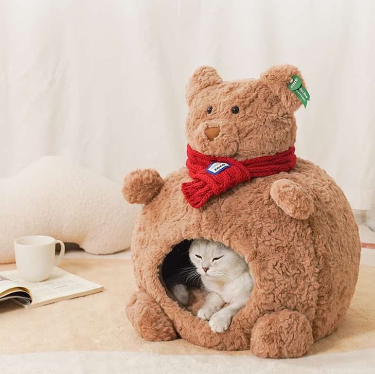 猫ベッド くまさんの抱っこベッド